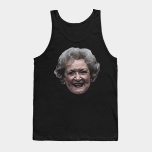 GOLDEN BETTY WHITE VINTAGE Tank Top